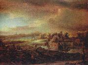 Landschaft mit Kutsche Rembrandt